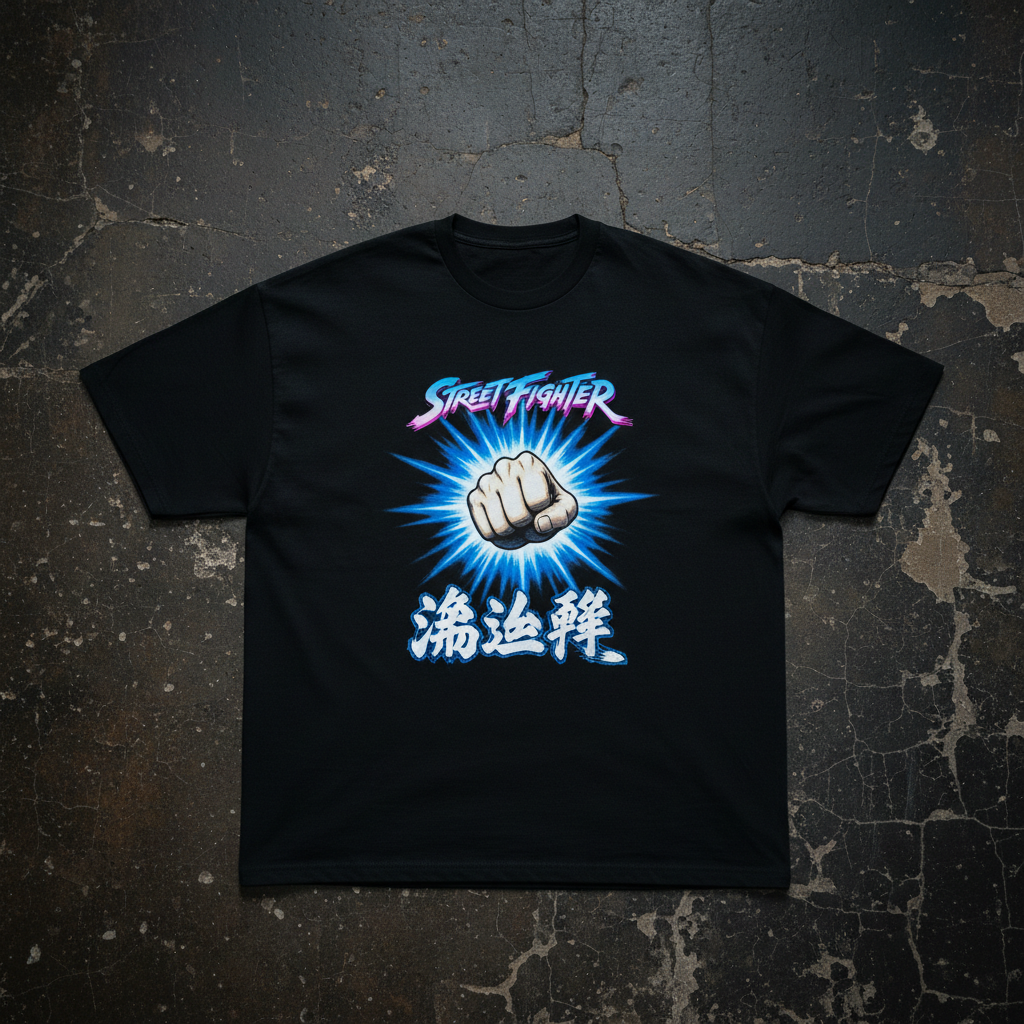 Street Fighter Oversized Tee - Front