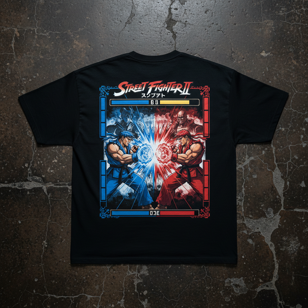 Street Fighter Oversized Tee - Back