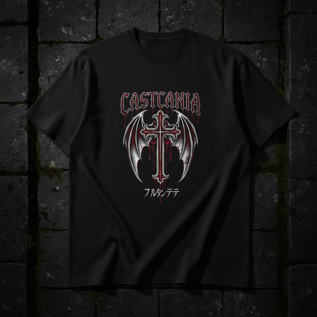 Castlevania Oversized Tee - Front
