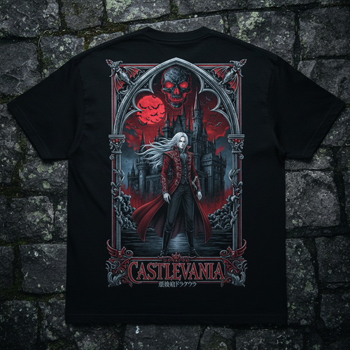 Castlevania Oversized Tee - Back Design