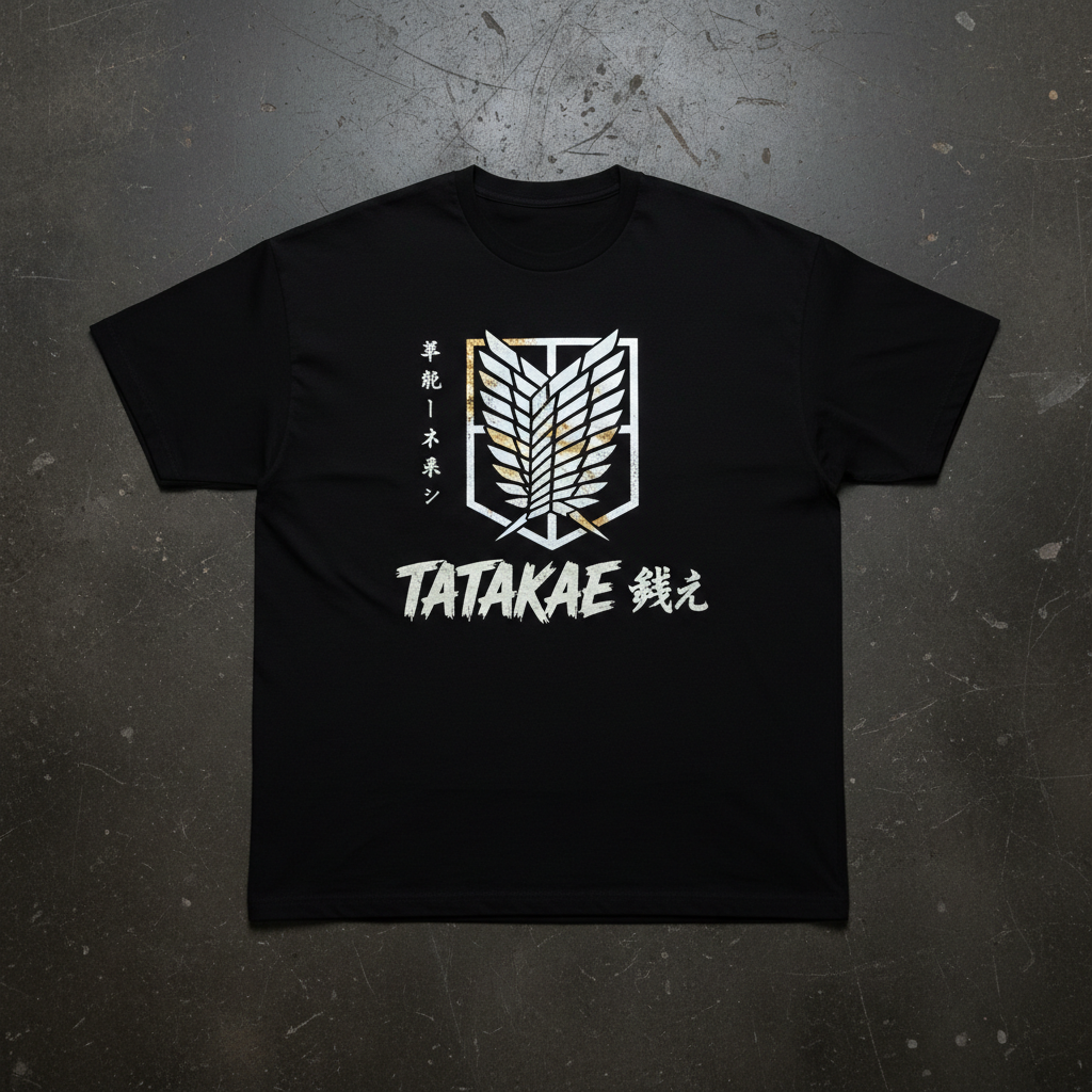 Attack on Titan Oversized Tee - Front