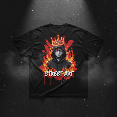 Street Art Oversized Tee