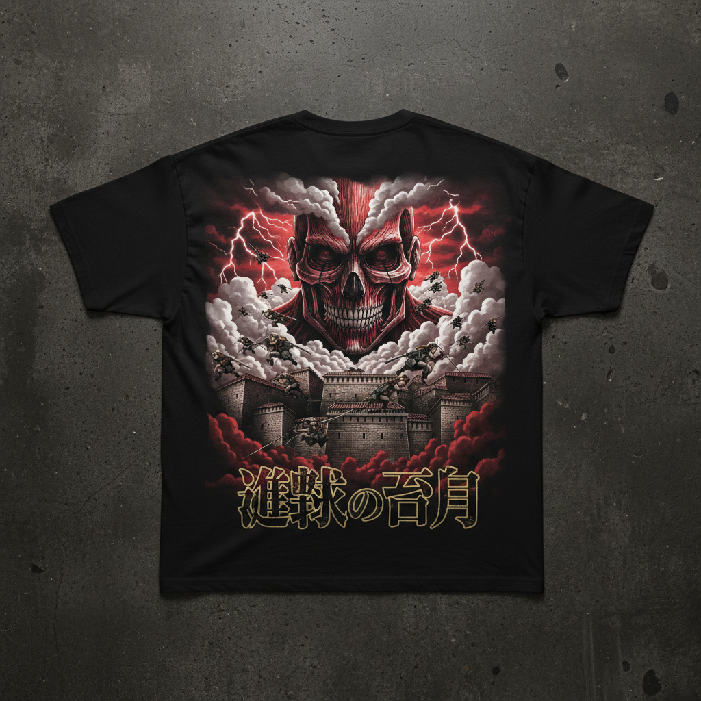 Attack on Titan Oversized Tee - Back
